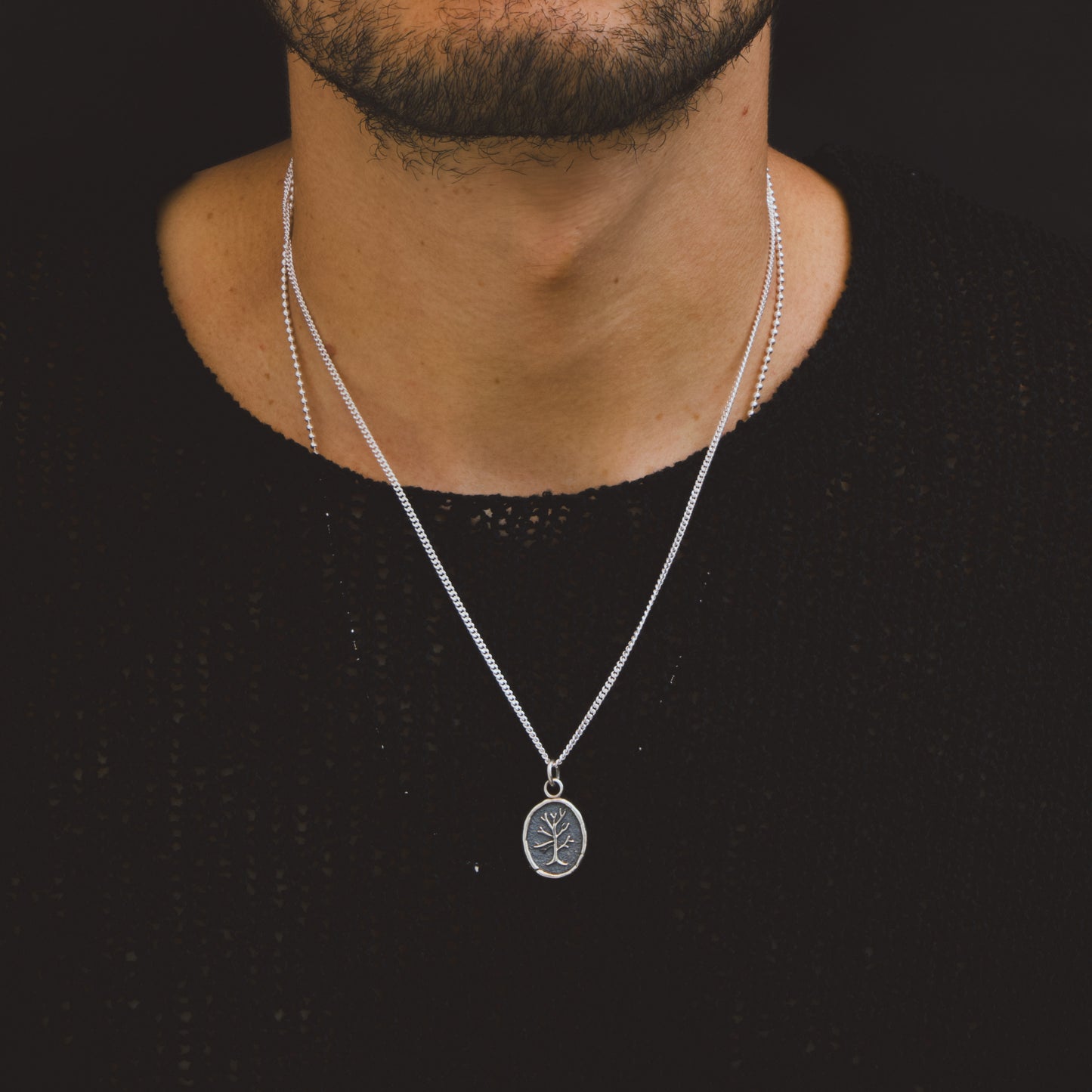 Collar de árbol sin hojas