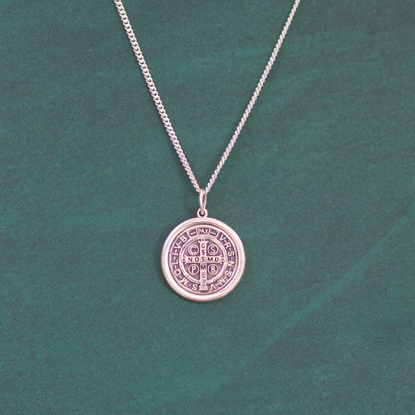 Collar San Benito en plata