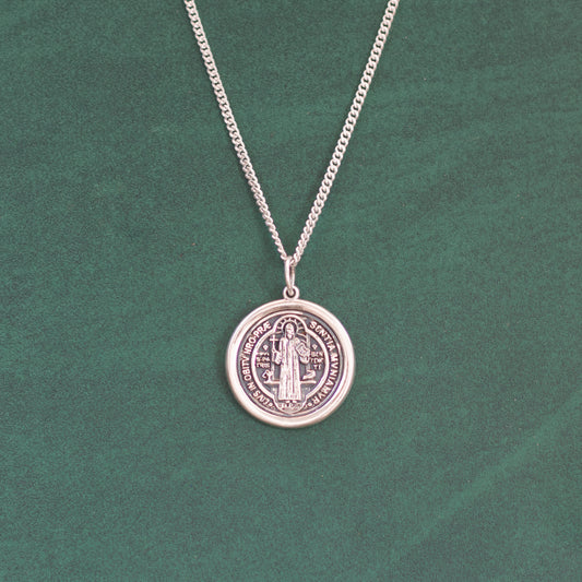 Collar San Benito en plata