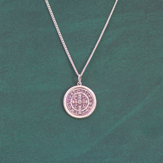 Collar San Benito en plata