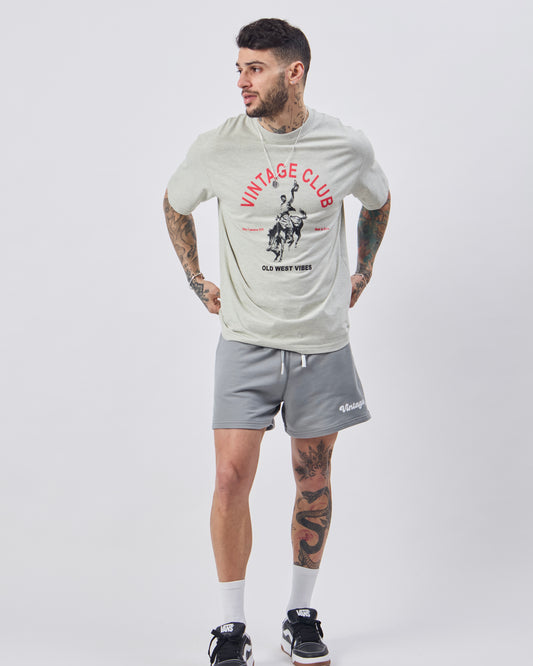 Camiseta Vintage Club - Gris