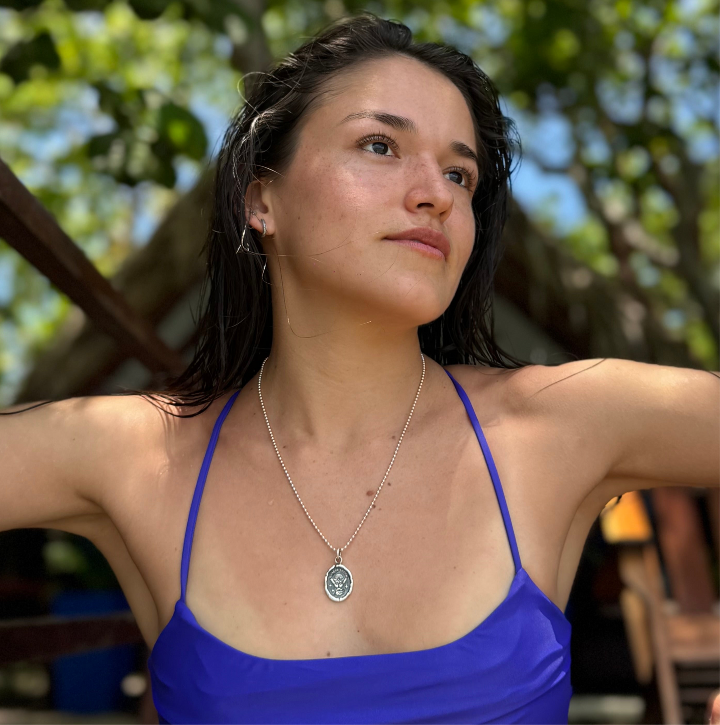 Collar de mariposa