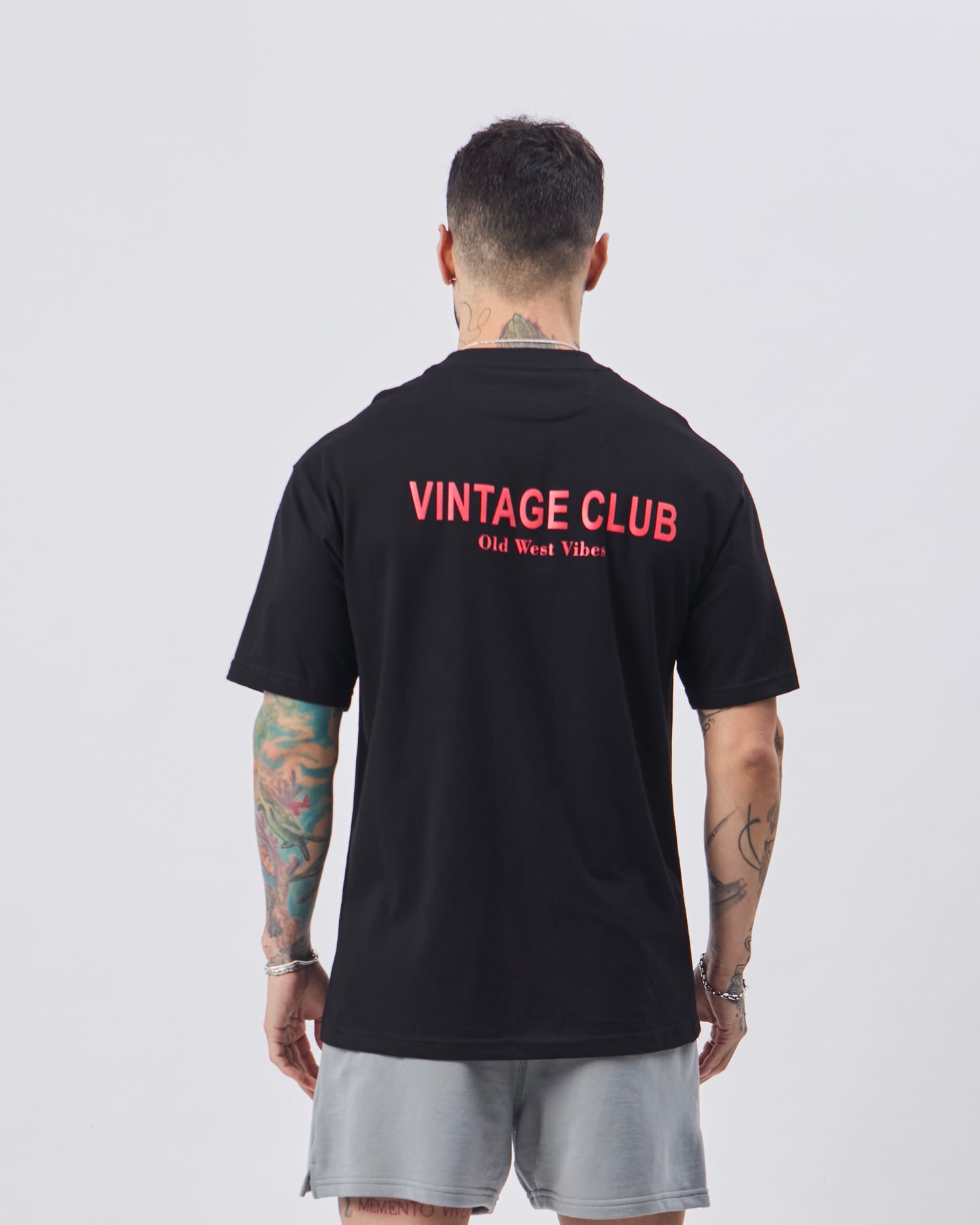 Camiseta Vintage Club - Negra